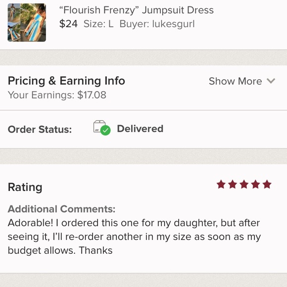 Excellent Customer Review!💕 - Picture 4 of 5